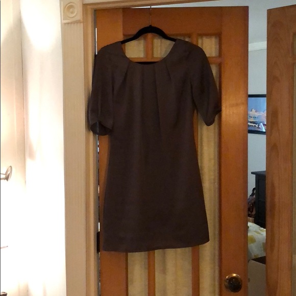 Three-quarter length sleeve silk dress - Picture 2 of 3